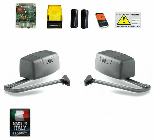 KIT AUTOMAZIONE CANCELLO BATTENTE BRACCIO ARTICOLATO 230V 220V SNODO AUTOMATISMO - Foto 1 di 1