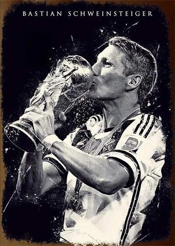 Soccer Poster Metal Tin Sign Decorative Picture Background Wall bar home decor - Picture 31 of 53