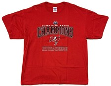 Tampa Bay Buccaneers Super Bowl XXXVII Champions 2003 T-shirt XL Red NFL