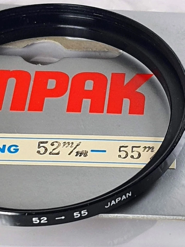 52-55mm Metal Step Up Adapter Ring 52mm Lens to 55mm Filter Converter E52-E55 - Image 3 of 4