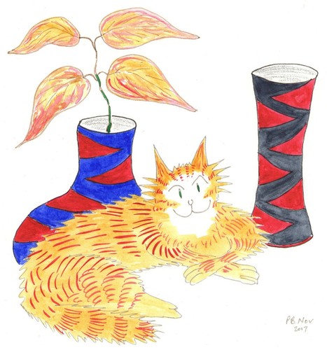 Original: Small artwork #cat #PeterBrighouseArtist - Picture 7 of 20