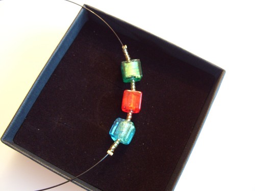 Necklace Chain Original Murano Glass Jewelry Unique Handmade Top New - Picture 4 of 5