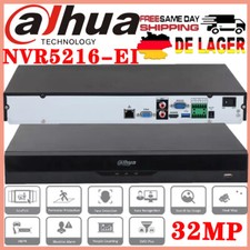 16CH NVR Dahua NVR5216-EI 32MP 2HDD WizSense 384 Mbps AcuPick SMD Plus