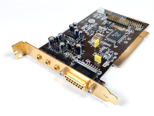 Tarjeta adaptadora de sonido vintage Terratec XLerate TTP1 1.2 AUREAL VORTEX PCI AU8820B0 - Imagen 1 de 5