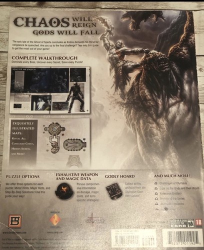 God of War III (Brady Strategy Guide: PlayStation 3, PS3) - Picture 8 of 8