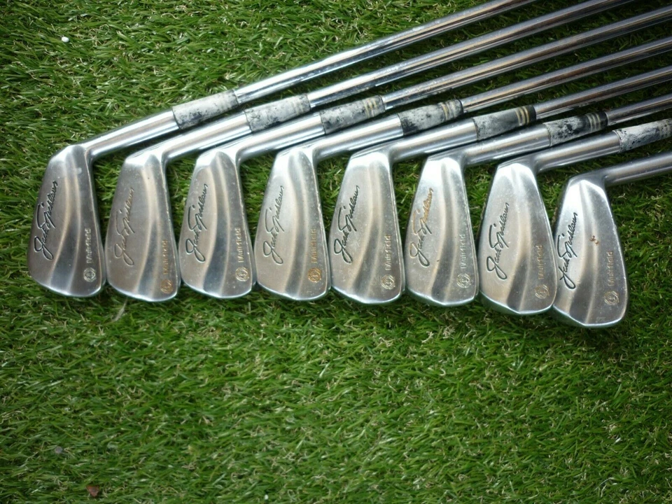 Macgregor Jack Nicholas Muirfield forged blades 2-9 iron - steel shafts - Image 4 of 4