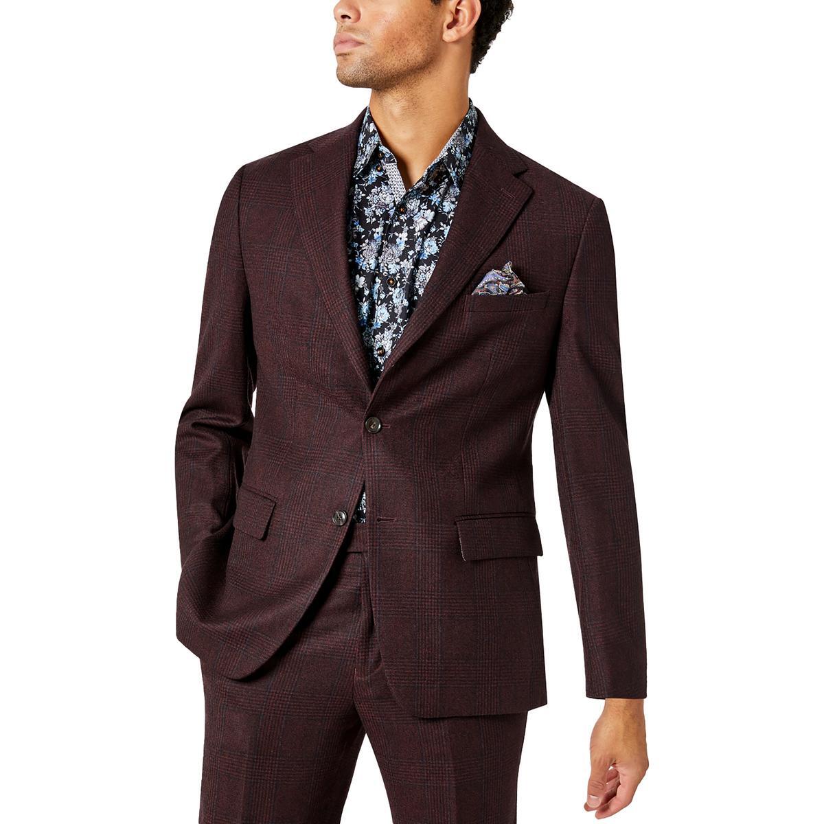 Мужская деловая спортивная куртка-блейзер Tallia из красной ткани с узором Пейсли, 36S BHFO 2003