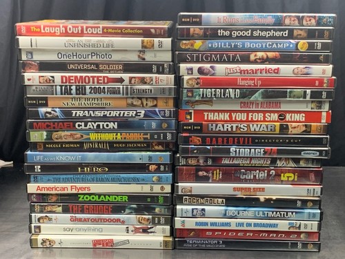 Lots of 40 Used DVDs Assorted Genre Movies TV Shows 40-Bulk DVD Lot - Bild 1 von 3