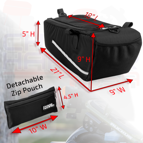 Chase Harper USA 5000 Honda Ruckus Under The Seat Bag - Pink - Foto 4 di 8