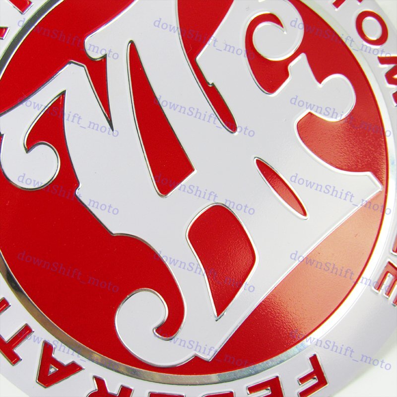 Japan Automobile Federation JDM JAF RED Emblem Badge For