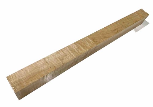 Tablero de madera de arce duro rizado 17-3/4" x 1-3/4" x 1-5/16” arce seco (c37) - Imagen 6 de 7