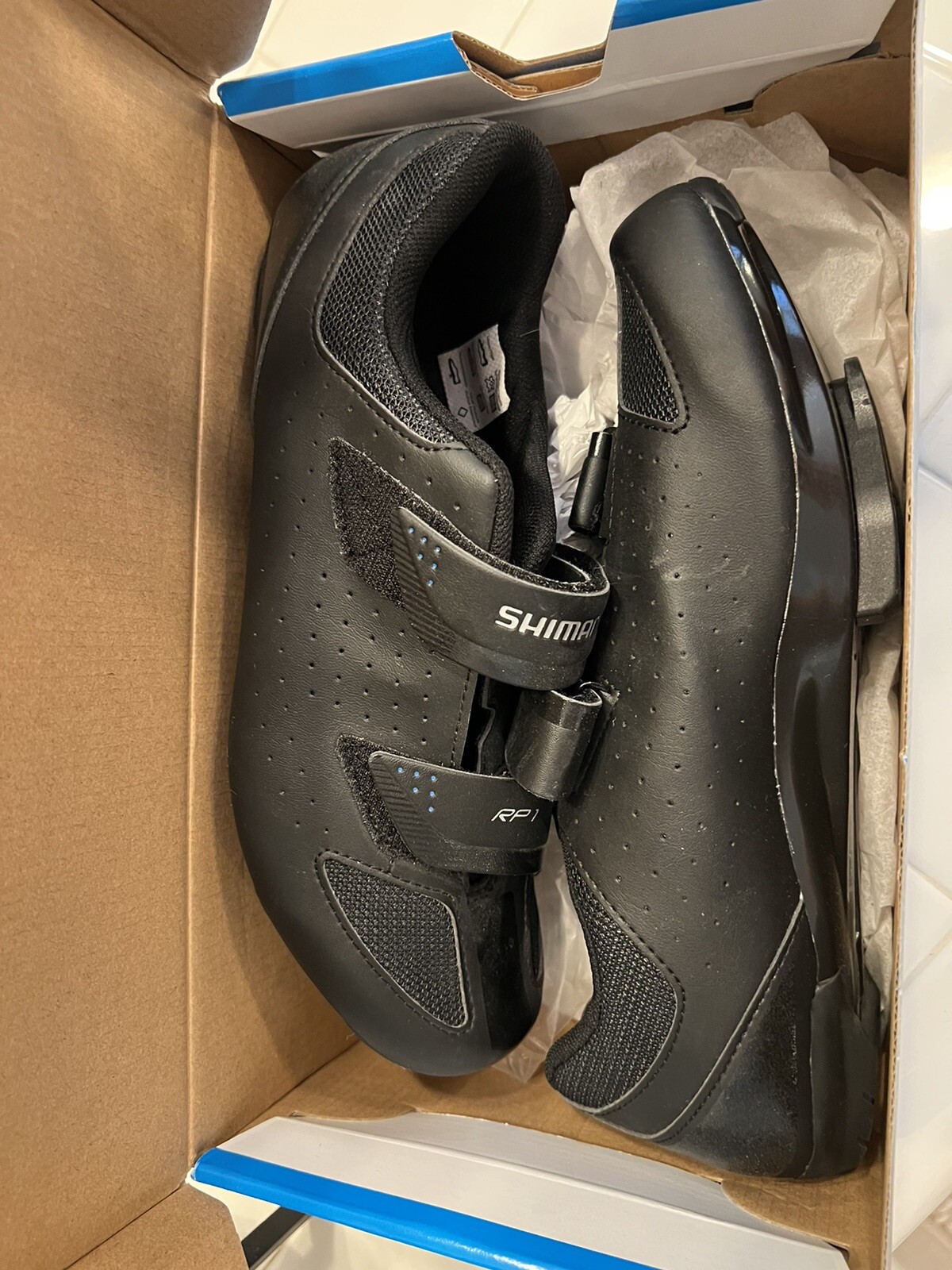 Shimano RP1 SPD CYCLING SHOE  Road Bike Shoe for Men, Size US 10 - Black new