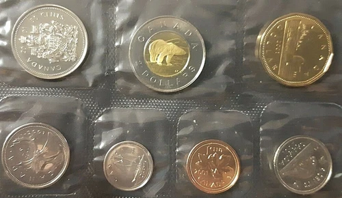 2001 Canada Uncirculated Proof Like Mint Set, original envelope & COA