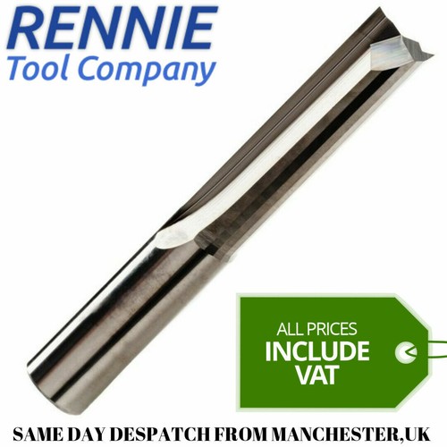 Solid Carbide 2 Flute Straight Bit Router Cutter Endmill Imperial & Metric Sizes - Picture 16 of 36