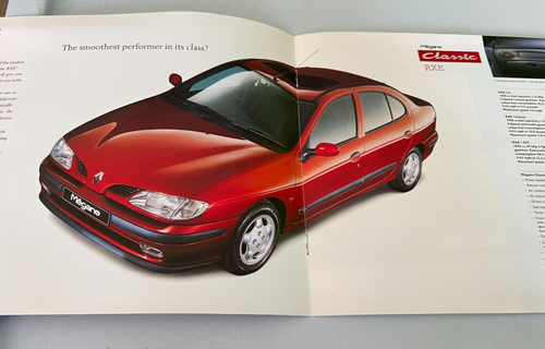 1997 Renault Megane Classic Range Car Sales Brochure - Picture 3 of 3