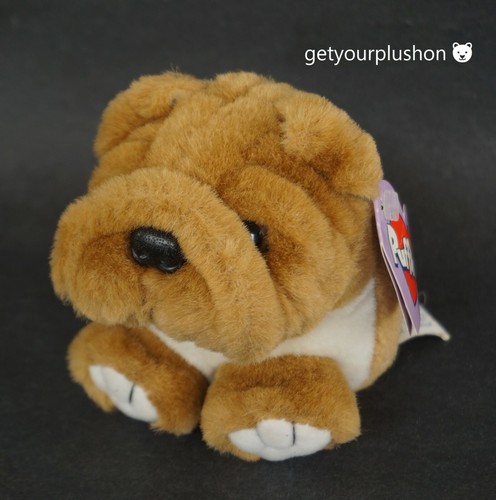 PUFFKINS BOSLEY BULLDOG PLUSH BY SWIBCO - Picture 1 of 2