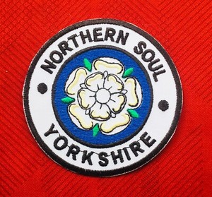 HIGH QUALITY NORTHERN SOUL YORKSHIRE Embroidered Iron Sew On Patch Badge