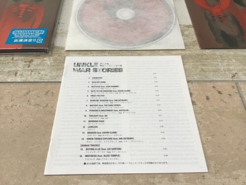 Unkle WAR STORIES JAPANESE CD DJ Shadow Radiohead Ian Astbury Autolux J Lavelle - Picture 2 of 5