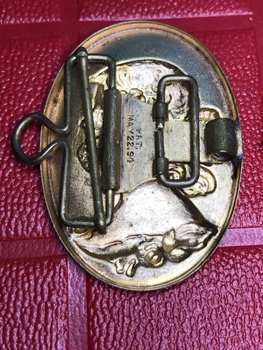 2 Hebillas de Cinturón de Faja Victoriano Art Nouveau Cameo Flor Turquesa 5121 - Imagen 9 de 10