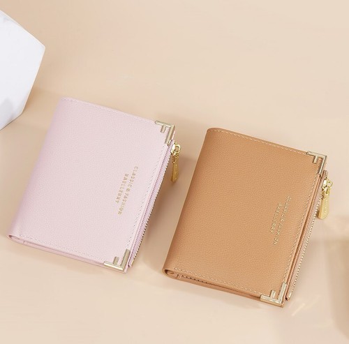 Women's Wallet Small Leather Credit Card Holder Mini Bifold Clutch Purse Handbag - Picture 10 of 37