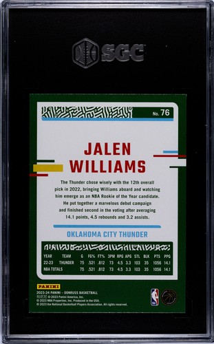 2023-24 panini donruss basketball SGC Graded Cards - Pick your Card - Picture 5 of 5