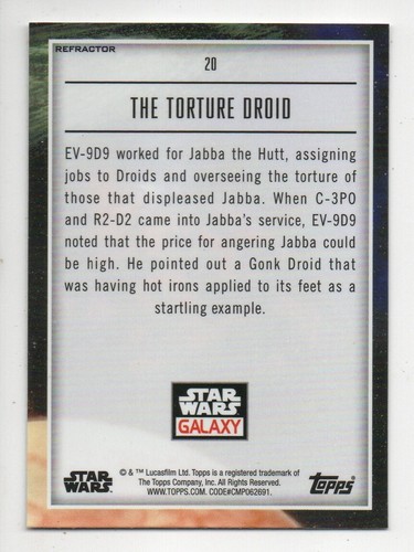 2023 Star Wars Galaxy Chrome Base & Refractor Trading Cards Choose Your Card/s - Picture 27 of 115