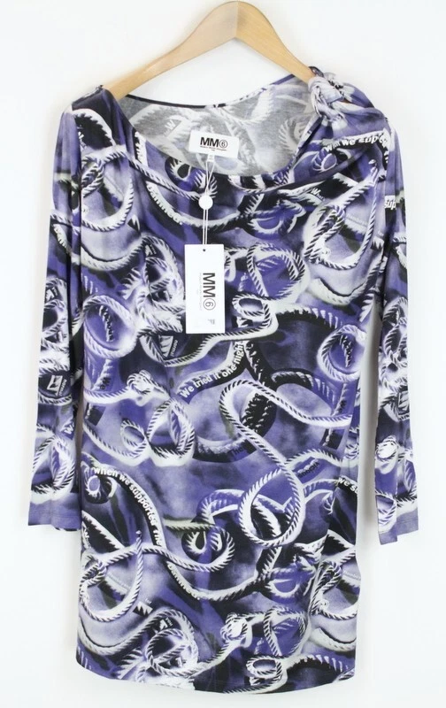 MAISON MARTIN MARGIELA S Women Blouse Purple Patterned Long