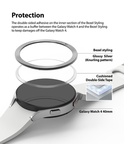Samsung Galaxy Watch 5/4 40/44mm 5 Pro 45mm Gehäuse | Ringke Lünette Rahmen Schutz - Bild 64 von 324