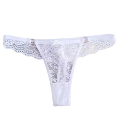 6 Pack Womens Sexy Lace Thongs Translucent Underwear - Bild 6 von 8