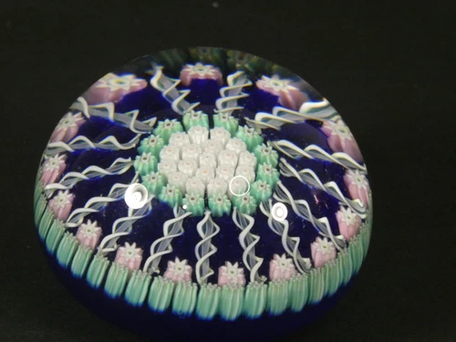 Perthshire Paperweight Millefiori 7.5cm (3") D 446gm possibly by Peter McDougall