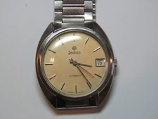 Zodiac Automatic- Date  Watch on Zodiac Bracelet