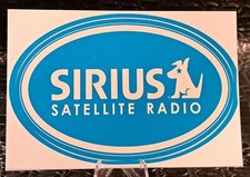 2007 Sirius Satellite Radio Decal Sticker Unique Rare