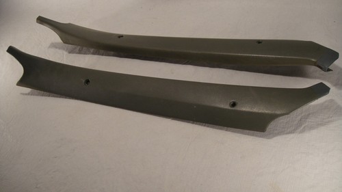 1981-1985 B-BODY BUICK  CHEVY OLDS PONTIAC A PILLAR TRIM MOLDING SET - 2 PC - Picture 4 of 9