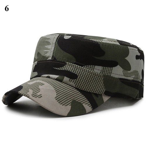 Mens Womens Camouflage Army Hat Camo Military Cadet Combat Fishing-Baseball-Cap/ - Picture 17 of 22