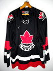 Vintage Nike Team Canada Olympic Hockey Jersey Mens Large Iihf Black