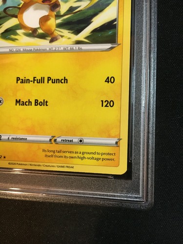 2020 Pokemon TCG Trading Card Game Sword & Shield #66 Raichu PSA 10 Gem Mint -13 - Bild 2 von 10