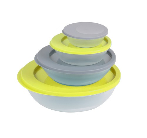 Food Storage Container Set with Lids Freezer BPA Free Plastic Box Nesting Bowls - Picture 31 of 92