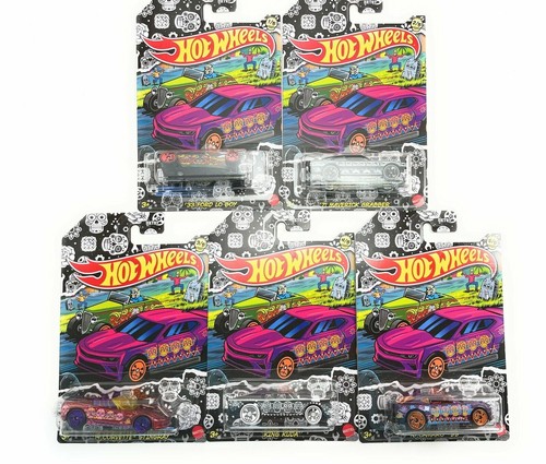HOT WHEELS 1:64 HALLOWEEN 2021 DIA DE LOS MUERTOS DIECAST MODEL DXT91-956D - Picture 5 of 14
