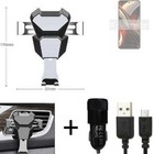 Pour UMIDIGI A13 Pro Max 5G titulaire téléphone + CHARGEUR voiture ventilation