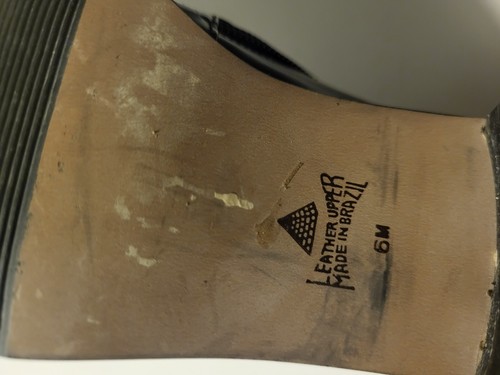 Bernardo VTG Ankle Boot Black Leather Buckle Strap Block Heel Retro Womens 6 M - Picture 10 of 10