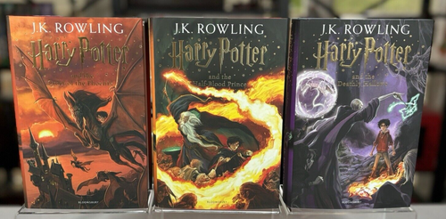 Harry Potter Bloomsbury Owl Post Box Set - Books 1-7 Children's Edition- New - Imagen 13 de 21