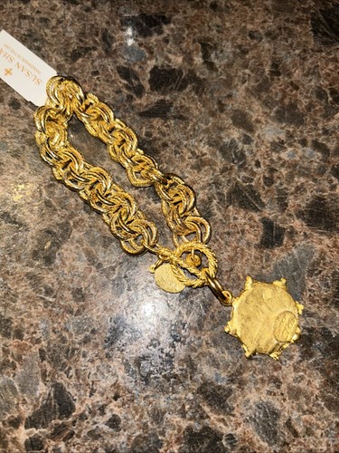 Queen Elizabeth II Windsor Bracelet 178$ 24k Triple Plated USA Susan Shaw - Picture 4 of 6