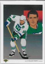 1990-91 Upper Deck #314 Ron Francis TC Hartford Whalers HOF