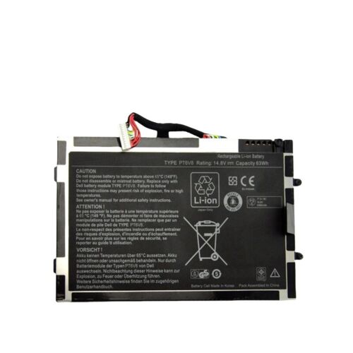 63Wh PT6V8 Battery for Dell Alienware M11x M14x R1 R2 R3 8P6X6 08P6X6 T7YJR - Picture 2 of 3