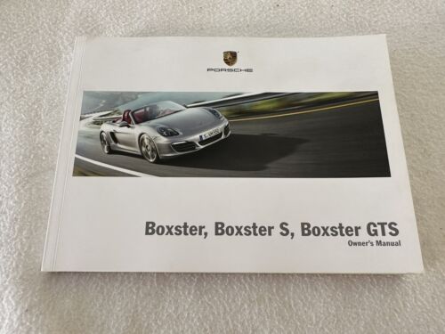 Porsche Boxster S GTS 981 2015 manual del propietario libro de mantenimiento entrega turística - Imagen 2 de 12