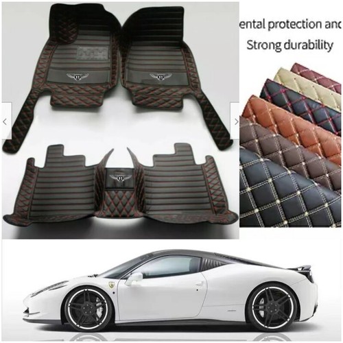 For Bentley Continental GT Floor Mats Waterproof PU Leather Luxury Custom Carpet - Picture 20 of 22