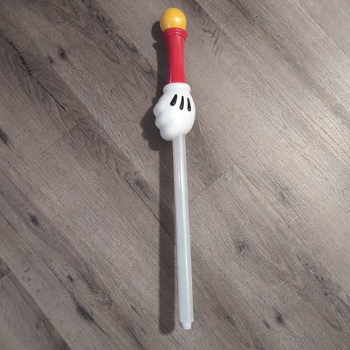 Disney Mickey Mouse Magical Wand Light Saber Bubble Baton Flashing Lights - Picture 1 of 3