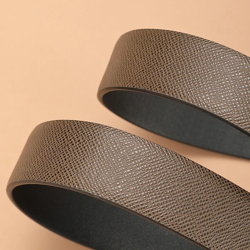 2025 New Wide 34mm Famous Style Metal Buckle Brand Men Belt Genuine Leather - Picture 12 of 30