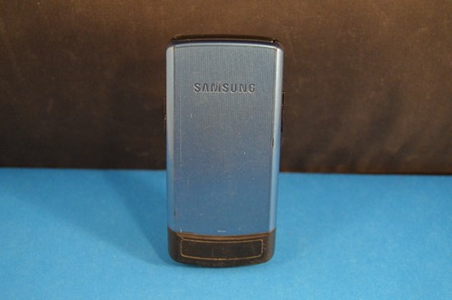 SAMSUNG AT&T  SGH-A777 SLIDER CELL PHONE  Vintage! BLUE  needs battery  - Picture 2 of 4