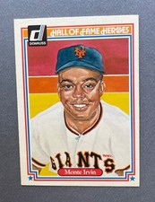 1983 Donruss Baseball Monte Irvin Hall of Fame Heroes #15 New York Giants